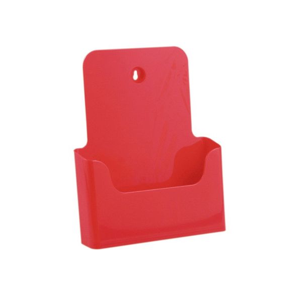 Broschyrställ Bord/Vägg, Röd - Storlek A4, A5 samt A6/A65 A5, Box 12 st
