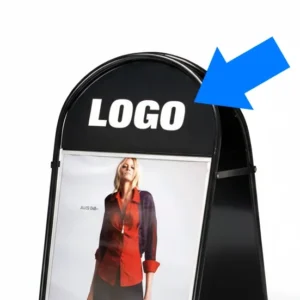 Dubbelsidig Logo till gatupratare