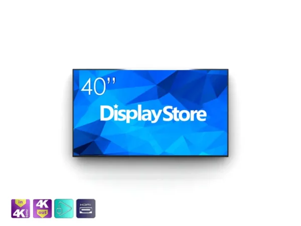 40 tum Vägghängd Digital Skylt  - 4K