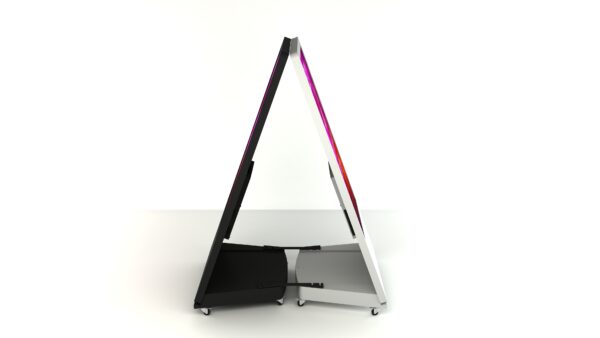 32 tum Sandwich Board Vit - 4K - Bild 6